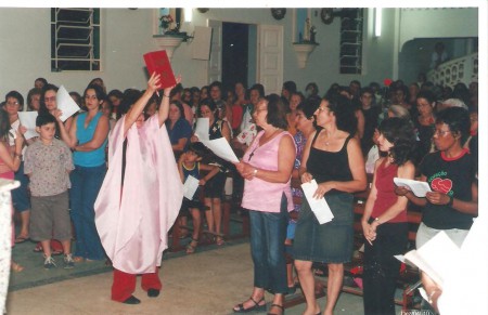 8º dia da novena com a Comunidade de Perpetuo Socorro - Colatina 25.11.2004